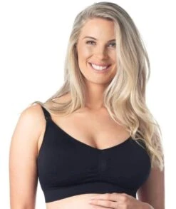 Hotmilk My Necessity Regular Fit Wirefree Maternity & Nursing Bra - Black