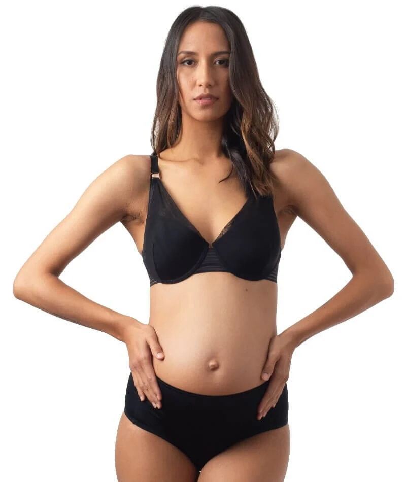 Hotmilk Pm-Atb Project Me Ambition Wirefree Nursing Bra - Black 12 Hotmilk Pm-Atb Project Me Ambition Wirefree Nursing Bra - Black - Image 10