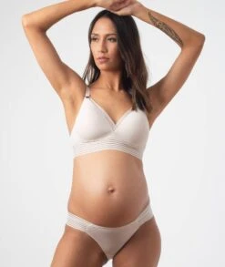 Hotmilk Pm-Atsp Project Me Ambition Wirefree Nursing Bra - Shell Pink -BRASTOGO Sales hotmilk project me ambition triangle bra shell pink 8