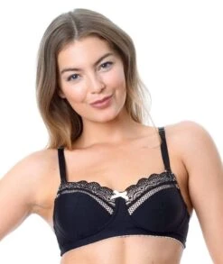 Hot Milk Show Off Maternity Wirefree Nursing Bra - Black