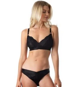 Hotmilk Warrior Soft Cup Wirefree Bra - Black -BRASTOGO Sales hotmilk warrior soft cup wire free nursing bra black 11