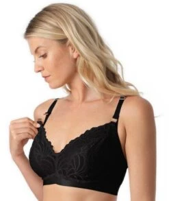 Hotmilk Warrior Soft Cup Wirefree Bra - Black -BRASTOGO Sales hotmilk warrior soft cup wire free nursing bra black 4