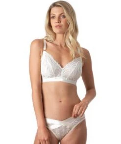Hotmilk Warrior Soft Cup Wirefree Bra - Ivory -BRASTOGO Sales hotmilk warrior soft cup wire free nursing bra ivory 2