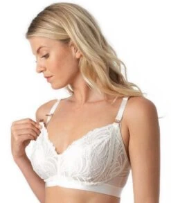 Hotmilk Warrior Soft Cup Wirefree Bra - Ivory -BRASTOGO Sales hotmilk warrior soft cup wire free nursing bra ivory 7