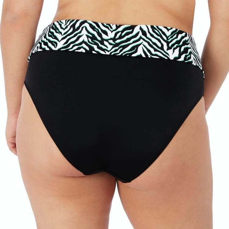 Wacoal Elomi Swim Zulu Fold Bikini Brief - Black 4 Wacoal Elomi Swim Zulu Fold Bikini Brief - Black - Image 2