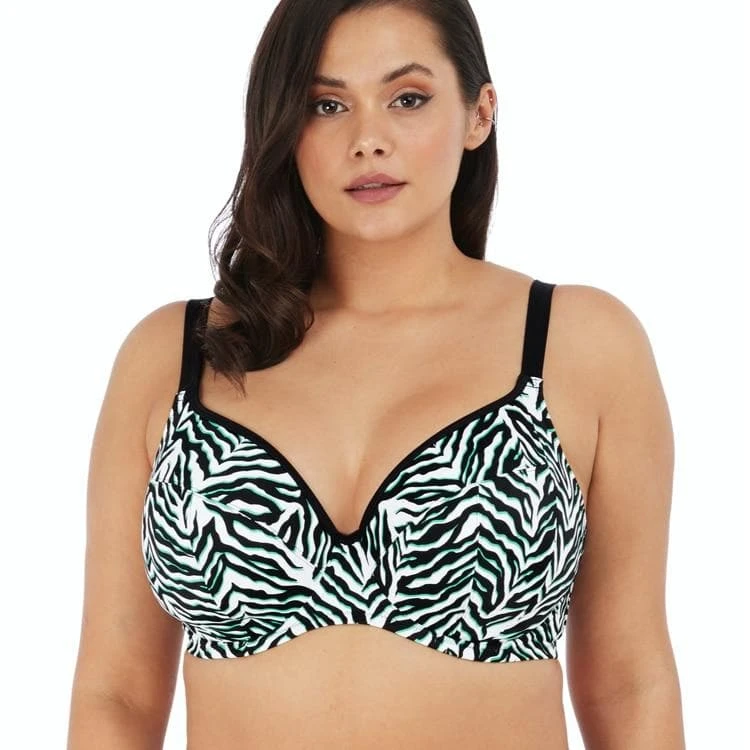 Wacoal Elomi Swim Zulu Underwired Plunge Bikini Top Multiway - Black 3 Wacoal Elomi Swim Zulu Underwired Plunge Bikini Top Multiway - Black