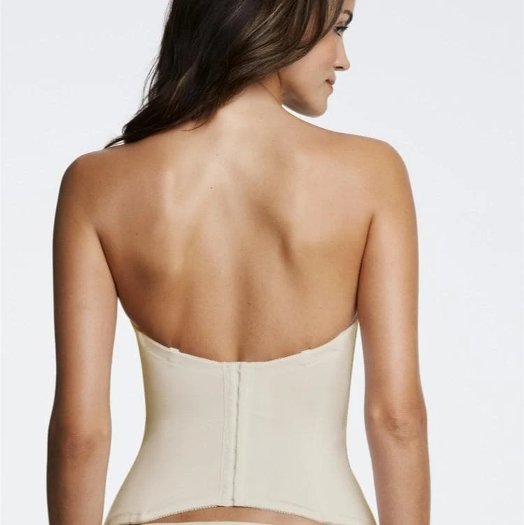 Dominique Paige Seamless Padded Underwired Longline Bra - Bone 6 Dominique Paige Seamless Padded Underwired Longline Bra - Bone - Image 4