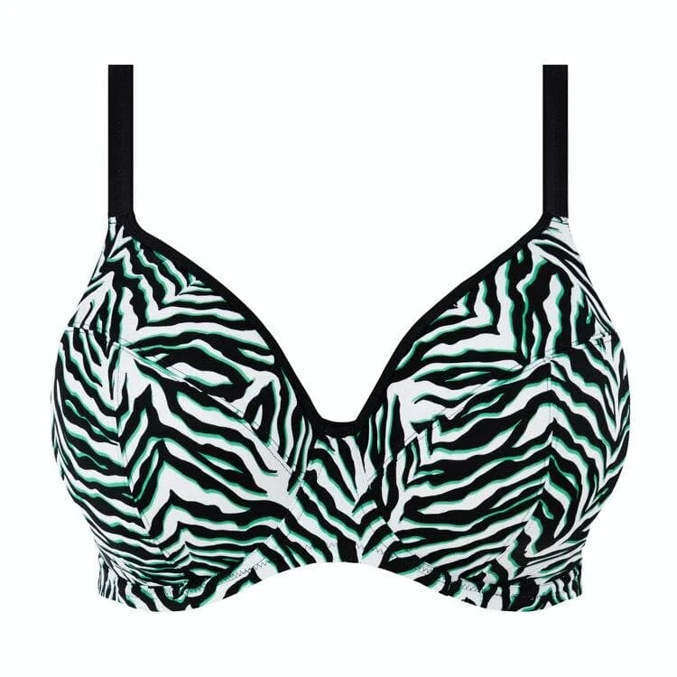 Wacoal Elomi Swim Zulu Underwired Plunge Bikini Top Multiway - Black 4 Wacoal Elomi Swim Zulu Underwired Plunge Bikini Top Multiway - Black - Image 2