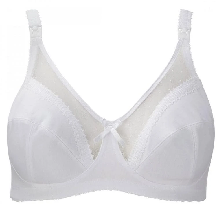 Royce Charlotte Nursing Non-Underwired Bra - White 3 Royce Charlotte Nursing Non-Underwired Bra - White