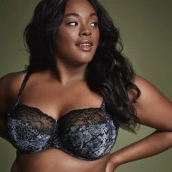 Panache Jasmine Underwired Balconnet Bra - Snake Print