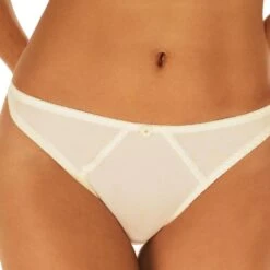 Dominique Smooth Satin Brief - White