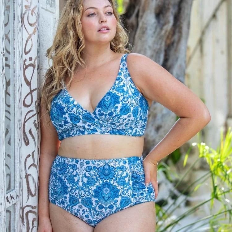 Artesands Delacroix Bikini Top - Blue 6 Artesands Delacroix Bikini Top - Blue - Image 4