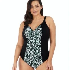 Wacoal Elomi Swim Zulu Non-Underwired Moulded Swimsuit - Black