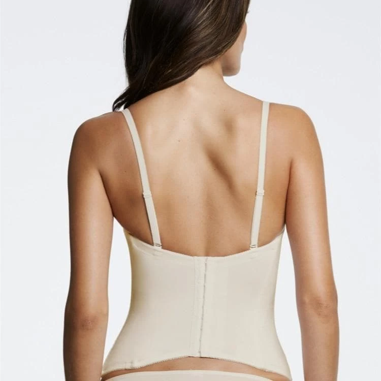 Dominique Paige Seamless Padded Underwired Longline Bra - Bone 4 Dominique Paige Seamless Padded Underwired Longline Bra - Bone - Image 2