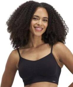 Jockey Skimmies Wirefree Crop Top - Black