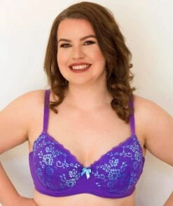 Lady Emprezz Frenchie Padded Shaping Bra - Purple/Aqua 22 Lady Emprezz Frenchie Padded Shaping Bra - Purple/Aqua -BRASTOGO Sales lady emprezz frenchie padded shaping bra purple aqua 01