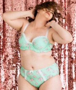 Lady Emprezz Laverne Underwire Contour Bra - Aqua Vintage -BRASTOGO Sales lady emprezz laverne underwire contour bra aqua vintage 9