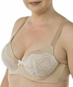 Lady Emprezz Sandy Padded Shaping Bra - Beige -BRASTOGO Sales lady emprezz sandy padded shaping bra beige 3