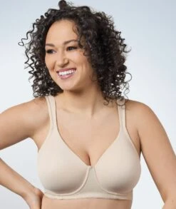 Leading Lady Molded Padded Seamless Wirefree Bra - Nude