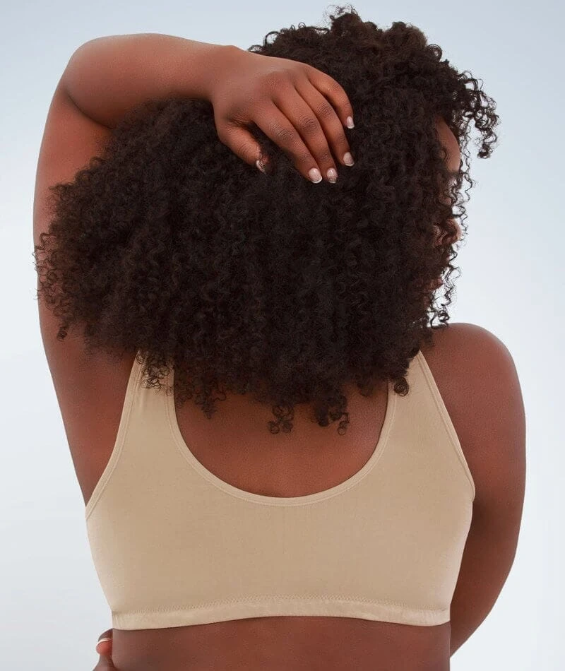 Leading Lady Laurel Wirefree Front Close Comfort Bra - Salt Beige 4 Leading Lady Laurel Wirefree Front Close Comfort Bra - Salt Beige - Image 2