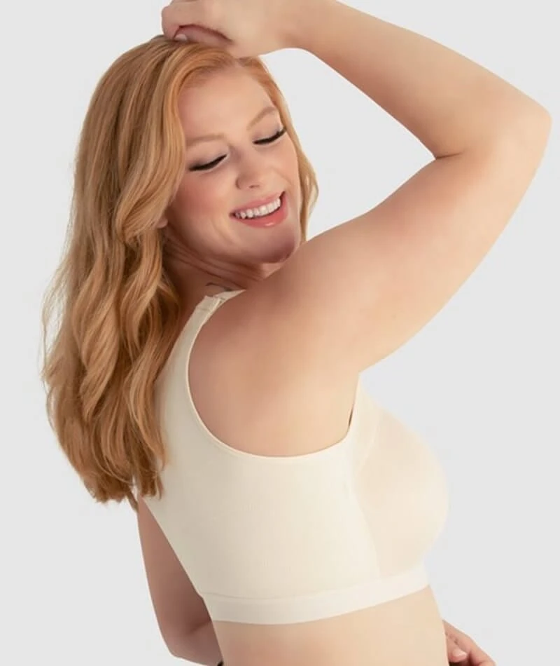 Leading Lady Lillian Back Smoothing Front Close Wirefree Bra - Whisper Nude 5 Leading Lady Lillian Back Smoothing Front Close Wirefree Bra - Whisper Nude - Image 3