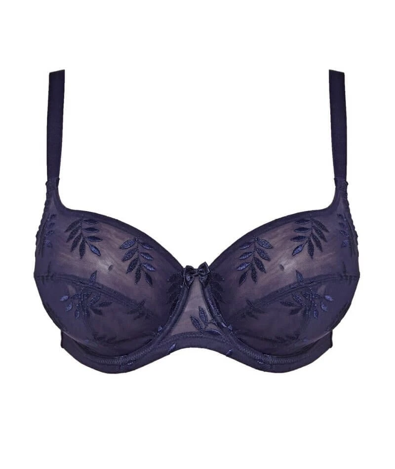 Panache Tango Underwired Plunge Bra - Navy 6 Panache Tango Underwired Plunge Bra - Navy - Image 4