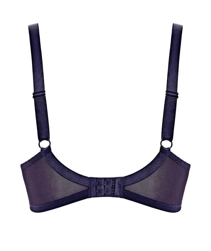 Panache Tango Underwired Plunge Bra - Navy 7 Panache Tango Underwired Plunge Bra - Navy - Image 5