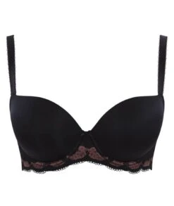 Panache Clara Moulded Sweetheart Underwire Bra - Black/Fig -BRASTOGO Sales panache 7251bf clara moulded sweetheart underwire bra1