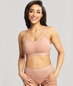 Panache Adore Wire-free Lounge Bra - French Rose -BRASTOGO Sales panache adore wire free lounge bra french rose2