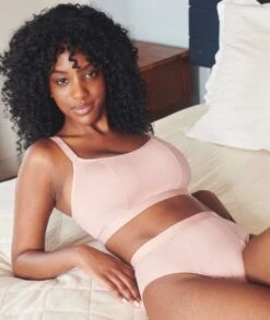 Panache Adore Wire-free Lounge Bra - French Rose -BRASTOGO Sales panache adore wire free lounge bra french rose3