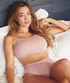 Panache Adore Wire-free Lounge Bra - French Rose -BRASTOGO Sales panache adore wire free lounge bra french rose4