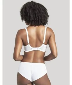 Panache Ana Underwired Plunge Bra - White -BRASTOGO Sales panache ana underwired plunge bra white6