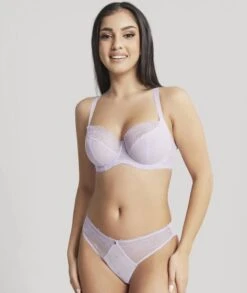Panache Blossom Brazilian Brief - Lilac -BRASTOGO Sales panache blossom balconnet bra lilac9 c26ac572 d468 429b adc7 70479e1397f4