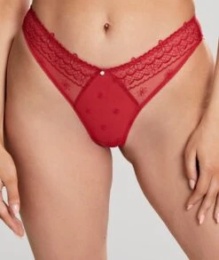 Panache Blossom Brazilian Brief - Raspberry