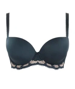 Panache Clara Moulded Sweetheart Underwire Bra - Navy Pearl -BRASTOGO Sales panache clara moulded sweetheart underwire bra navy pearl6