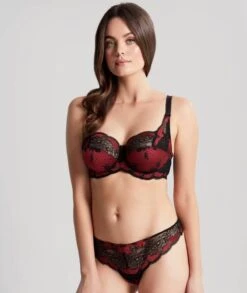 Panache Clara Thong - Ruby Noir -BRASTOGO Sales panache clara thong ruby noir2