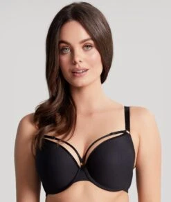 Panache Elan Luxe Moulded Plunge Bra - Noir -BRASTOGO Sales panache elan luxe moulded plunge bra noir3