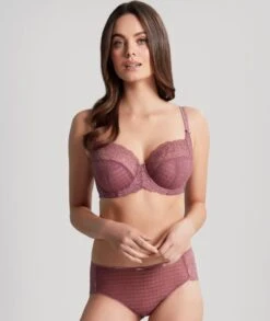 Panache Envy Full Cup Underwire Bra - Rose Mauve -BRASTOGO Sales panache envy full cup underwire bra rose mauve6
