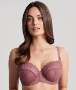 Panache Envy Full Cup Underwire Bra - Rose Mauve -BRASTOGO Sales panache envy full cup underwire bra rose mauve8