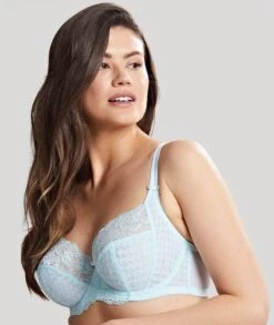 Panache Envy Underwired Balconnet Bra - Ice Blue -BRASTOGO Sales panache envy underwired balconnet bra ice blue 6