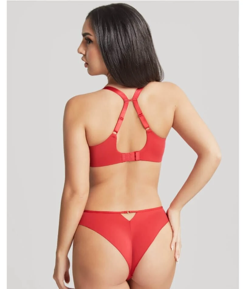 Panache Faith Amour Brazilian Brief - Scarlet 8 Panache Faith Amour Brazilian Brief - Scarlet - Image 6