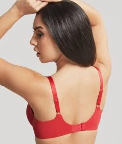 Panache Faith Amour Moulded Plunge Bra - Scarlet -BRASTOGO Sales panache faith amour moulded plunge bra scarlett10