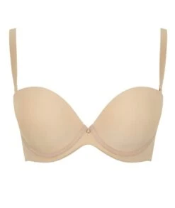 Panache Faith Moulded Plunge Strapless Bra - Latte -BRASTOGO Sales panache faith moulded plunge strapless bra latte8
