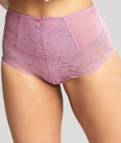 Panache Imogen High Waist Brief - Mauve Pink