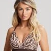 Panache Lyzy Vibe Triangle Wirefree Bra - Zebra -BRASTOGO Sales panache lyzy vibe non underwired triangle bra zebra