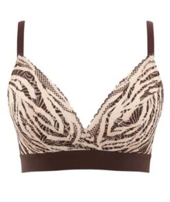 Panache Lyzy Vibe Triangle Wirefree Bra - Zebra -BRASTOGO Sales panache lyzy vibe non underwired triangle bra zebra13