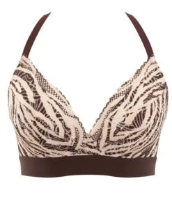 Panache Lyzy Vibe Triangle Wirefree Bra - Zebra -BRASTOGO Sales panache lyzy vibe non underwired triangle bra zebra15
