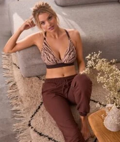 Panache Lyzy Vibe Triangle Wirefree Bra - Zebra -BRASTOGO Sales panache lyzy vibe non underwired triangle bra zebra8