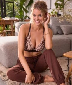 Panache Lyzy Vibe Triangle Wirefree Bra - Zebra -BRASTOGO Sales panache lyzy vibe non underwired triangle bra zebra9