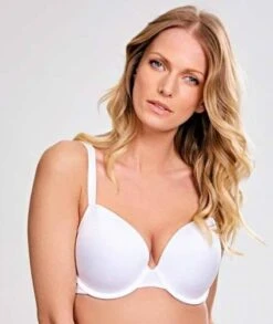 Panache Porcelain Elan Plunge T-shirt Bra - White